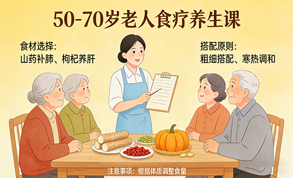 50-70岁老人食疗养生课