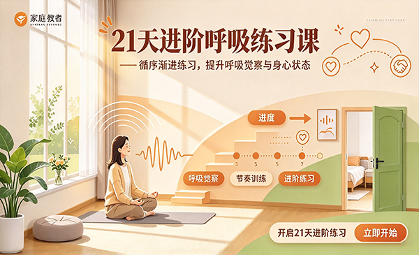 21 天进阶呼吸练习课